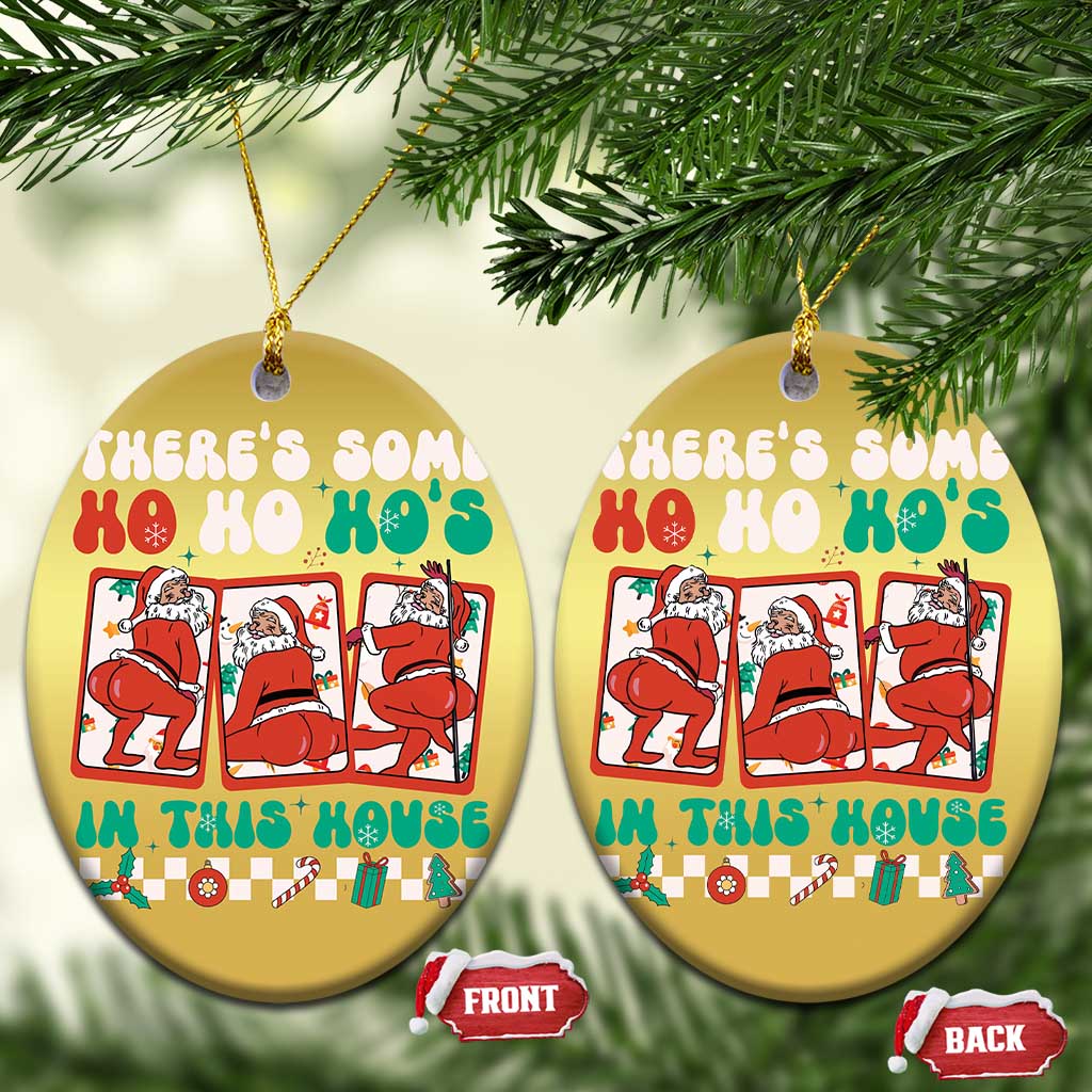 Funny Xmas Christmas Ornament There Is Some Ho Ho Hos In This House Horror Character - Wonder Print Shop