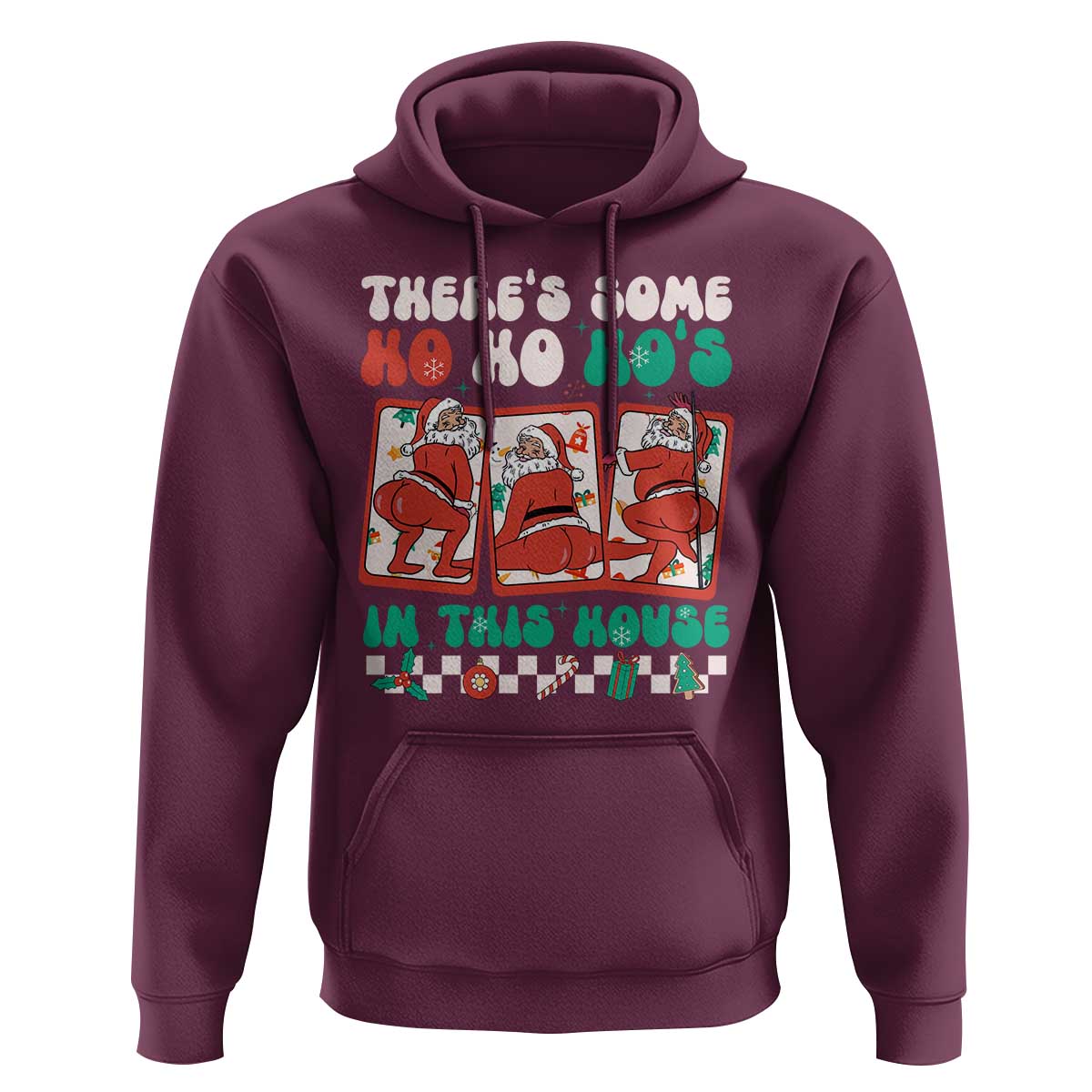 Funny Christmas Hoodie There Is Some Ho Ho Hos In This House Horror Character