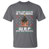 Funny Christmas T Shirt There Is Some Ho Ho Hos In This House WAP Wine And Present - Wonder Print Shop