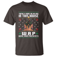 Funny Christmas T Shirt There Is Some Ho Ho Hos In This House WAP Wine And Present - Wonder Print Shop