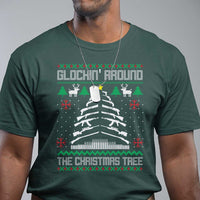 Christmas Gun Lover T Shirt Glocking Around The Christmas Tree - Wonder Print Shop