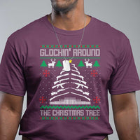 Christmas Gun Lover T Shirt Glocking Around The Christmas Tree - Wonder Print Shop
