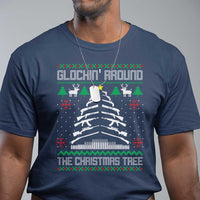 Christmas Gun Lover T Shirt Glocking Around The Christmas Tree - Wonder Print Shop