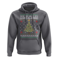 Christmas Gun Lover Hoodie Deck The Halls With Guns And Ammo