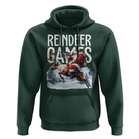 Christmas Hunting Hoodie Reindeer Game Santa Hunter Deer Season