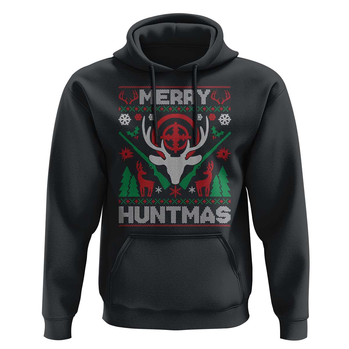 Christmas Hunting Hoodie Merry Huntmas Deer Season Hunter