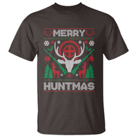 Christmas Hunting T Shirt Merry Huntmas Deer Season Hunter - Wonder Print Shop