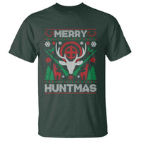 Christmas Hunting T Shirt Merry Huntmas Deer Season Hunter - Wonder Print Shop