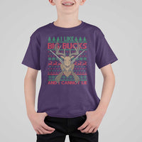 Christmas Hunting T Shirt For Kid I Like Big Bucks And I Cannot Lie Deer Hunter - Wonder Print Shop