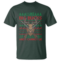 Christmas Hunting T Shirt I Like Big Bucks And I Cannot Lie Deer Hunter - Wonder Print Shop