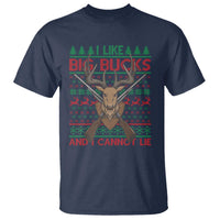 Christmas Hunting T Shirt I Like Big Bucks And I Cannot Lie Deer Hunter - Wonder Print Shop
