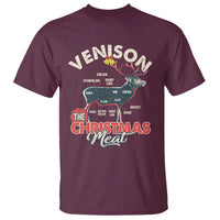 Christmas Hunting T Shirt Venison Meat Deer Season Hunter - Wonder Print Shop