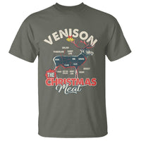 Christmas Hunting T Shirt Venison Meat Deer Season Hunter - Wonder Print Shop