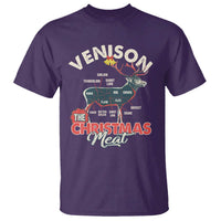 Christmas Hunting T Shirt Venison Meat Deer Season Hunter - Wonder Print Shop