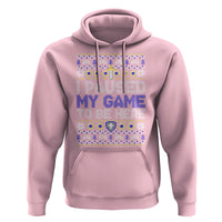 Funny Christmas Gamer Hoodie I Paused My Game To Be Here
