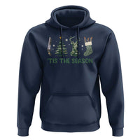 Christmas Hunting Hoodie Tis The Season Hunting Camo Hunter