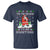 Christmas Hunting T Shirt Tis The Season To Be Hunting Santa Hunter - Wonder Print Shop