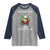 Xmas Fishing Raglan Shirt We Fish You A Merry Christmas Santa Fisherman