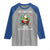 Xmas Fishing Raglan Shirt We Fish You A Merry Christmas Santa Fisherman