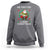 Xmas Fishing Sweatshirt We Fish You A Merry Christmas Santa Fisherman - Wonder Print Shop