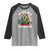 Xmas Fishing Raglan Shirt We Fish You A Merry Christmas Santa Hat