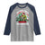 Xmas Fishing Raglan Shirt We Fish You A Merry Christmas Santa Hat