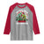 Xmas Fishing Raglan Shirt We Fish You A Merry Christmas Santa Hat