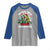 Xmas Fishing Raglan Shirt We Fish You A Merry Christmas Santa Hat