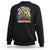 Xmas Fishing Sweatshirt We Fish You A Merry Christmas Santa Hat - Wonder Print Shop
