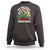 Xmas Fishing Sweatshirt We Fish You A Merry Christmas Santa Hat - Wonder Print Shop