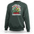 Xmas Fishing Sweatshirt We Fish You A Merry Christmas Santa Hat - Wonder Print Shop