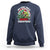 Xmas Fishing Sweatshirt We Fish You A Merry Christmas Santa Hat - Wonder Print Shop