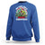 Xmas Fishing Sweatshirt We Fish You A Merry Christmas Santa Hat - Wonder Print Shop