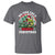 Xmas Fishing T Shirt We Fish You A Merry Christmas Santa Hat - Wonder Print Shop