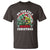 Xmas Fishing T Shirt We Fish You A Merry Christmas Santa Hat - Wonder Print Shop