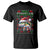 Christmas Fishing T Shirt Merry Fishmas Fisherman Santa Hat Fish - Wonder Print Shop