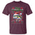 Christmas Fishing T Shirt Merry Fishmas Fisherman Santa Hat Fish - Wonder Print Shop