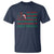 Christmas Fishing T Shirt Merry Fishmas Fisherman American Flag - Wonder Print Shop