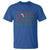 Christmas Fishing T Shirt Merry Fishmas Fisherman American Flag - Wonder Print Shop