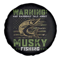 Warning May Randomly Talk About Musky Fishing Spare Tire Cover