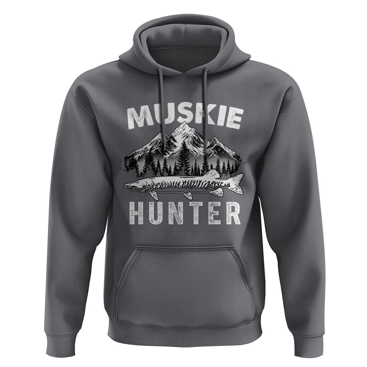 Musky Hunter Fishing Fisherman Hoodie