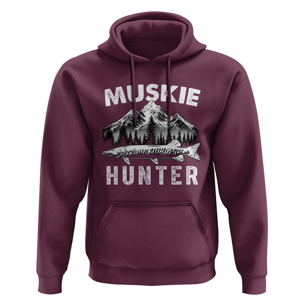 Musky Hunter Fishing Fisherman Hoodie
