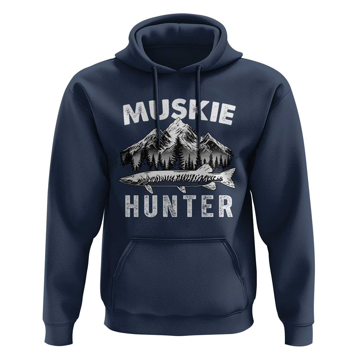 Musky Hunter Fishing Fisherman Hoodie