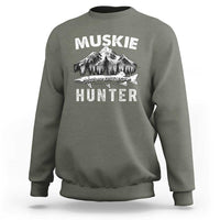Musky Hunter Fishing Fisherman Sweatshirt - Wonder Print Shop