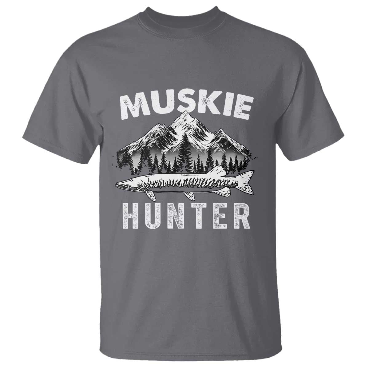 Musky Hunter Fishing Fisherman T Shirt - Wonder Print Shop