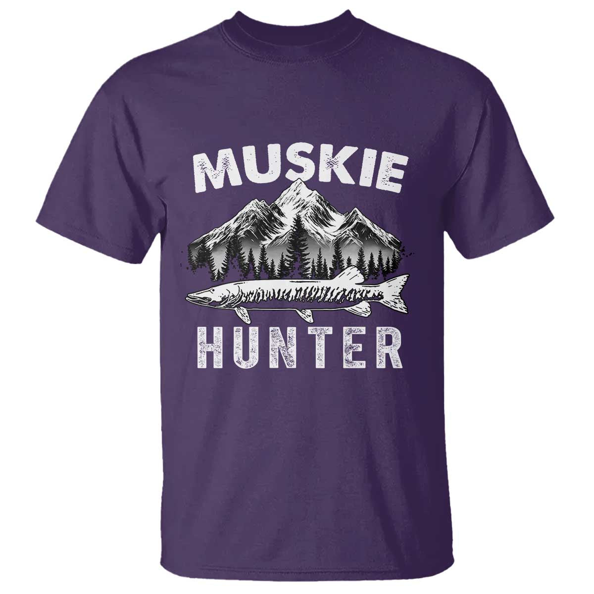 Musky Hunter Fishing Fisherman T Shirt - Wonder Print Shop