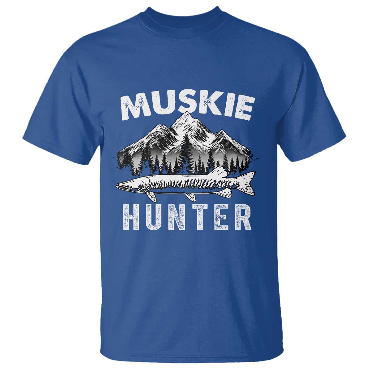 Musky Hunter Fishing Fisherman T Shirt - Wonder Print Shop