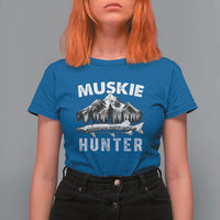 Musky Hunter Fishing Fisherman T Shirt For Women - Wonder Print Shop