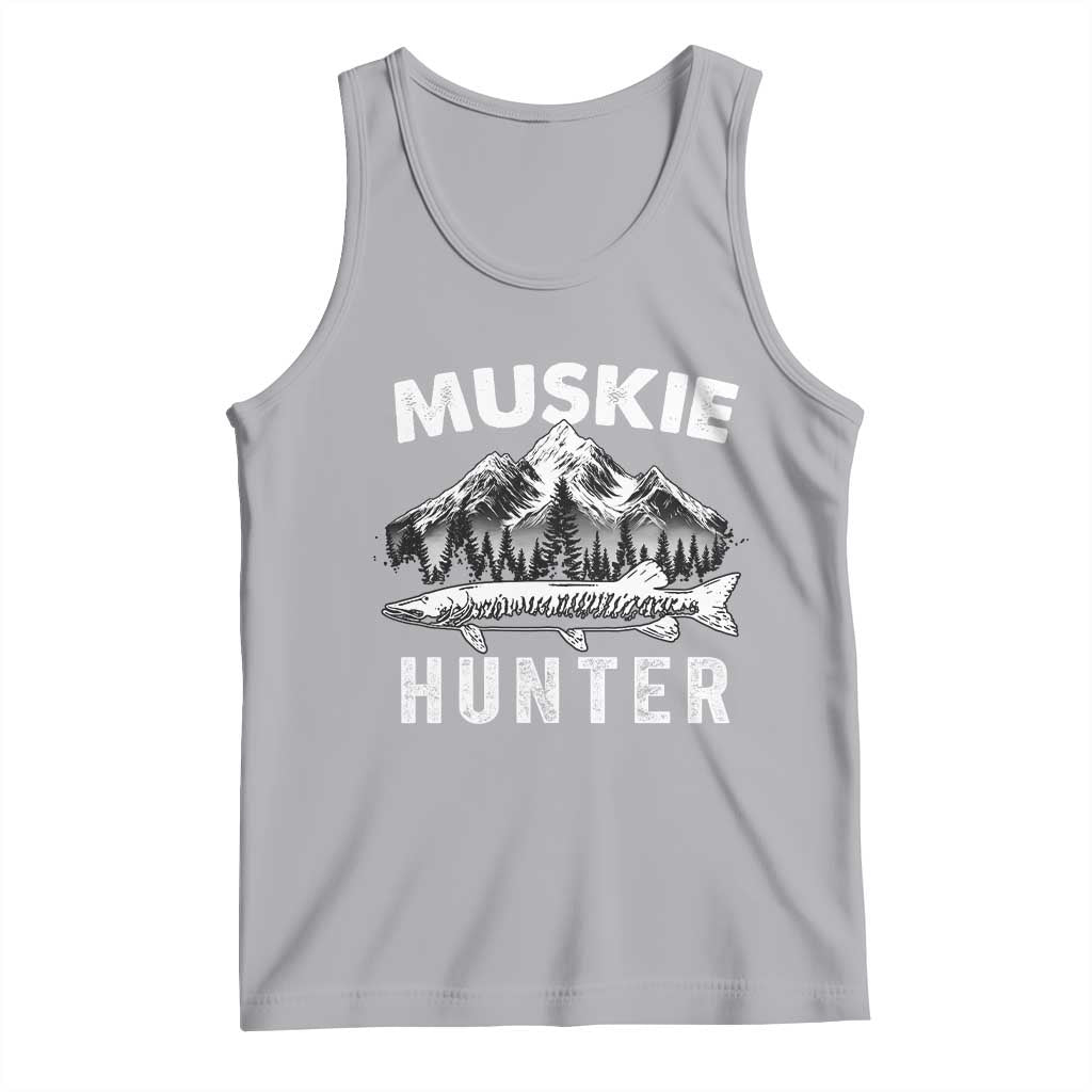 Musky Hunter Fishing Fisherman Tank Top