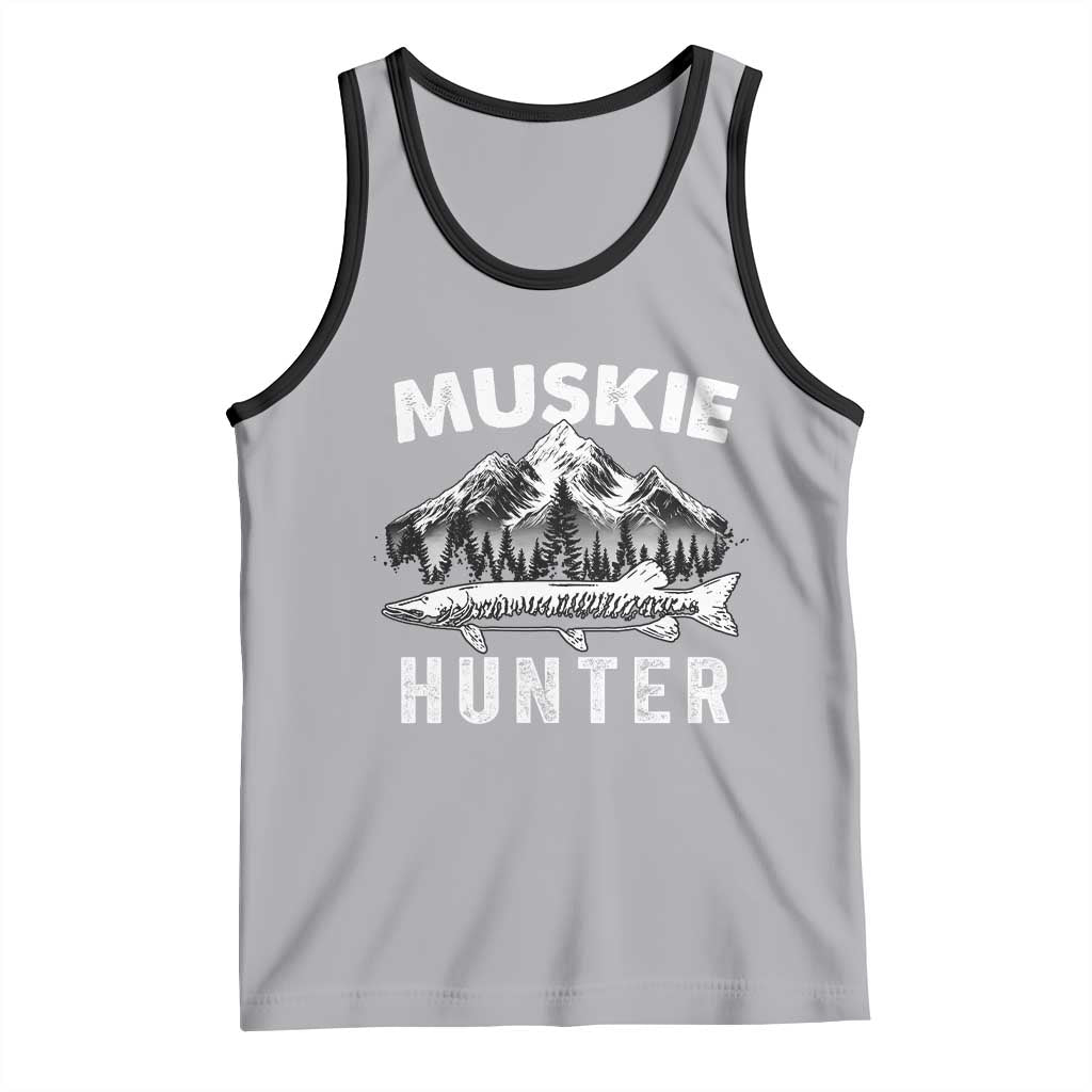 Musky Hunter Fishing Fisherman Tank Top